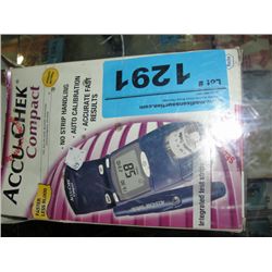 Accucheck compact blood glucose monitering system