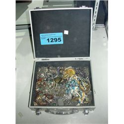 Box of assorted costume jewelry