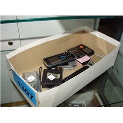 Box of assorted cellular phones