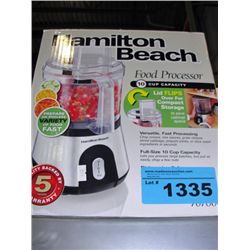 Hamilton beach food processor