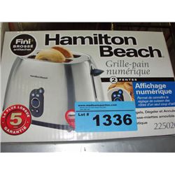 Hamilton beach toaster