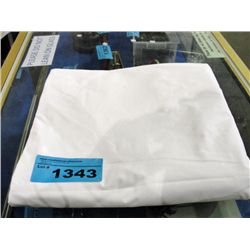 One new king size white top sheet