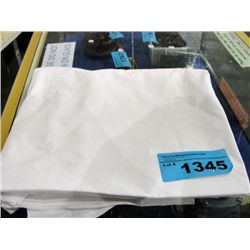One new double size white top sheet