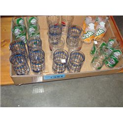 Box full of assorted vintage collectable drinking