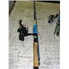 Image 1 : Garcia 2pc spinning rod and reel set