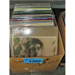Box of vintage records