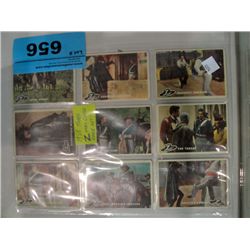 Set of 9 1958 topps zorro collectors cards