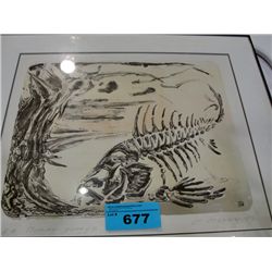 Framed original painting by well known russian