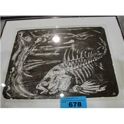 Framed original painting by well known russian