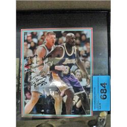 Framed big country reeves basketball star player