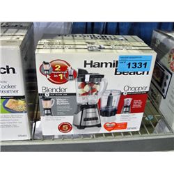 Hamilton beach 2 appliances in 1,  blender and