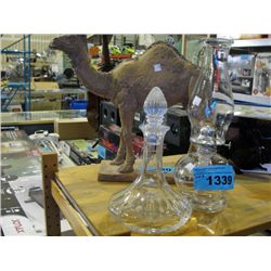 Oil lamp and liqour decanter