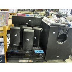 Onkyo home theater system with 7 speakers and