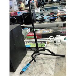 Black metal guitar stand
