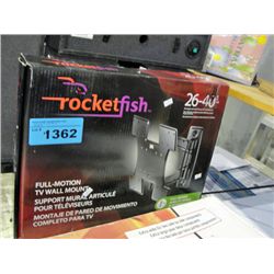 Rocketfish full motion TV wall mount fits 26x40"