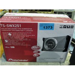 Pioneer sealed enclosure type sub woofer