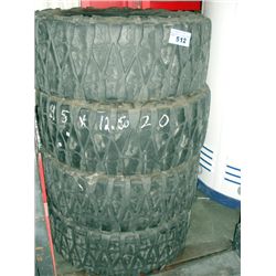 Set of 4 extreme terrain nitro mud gripper tires
