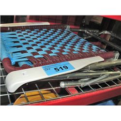Aluminum folding lawn chair with woven seat