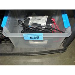 Box of assorted power inverters