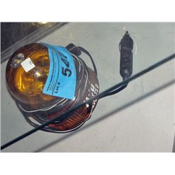 Amber flashing light