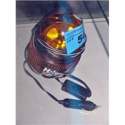 Amber flashing light