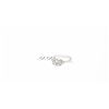 Image 1 : 18k white gold filled solitaire ring