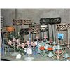 Image 1 : Shelf lot of assorted metal candle holders