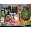 Image 1 : Shelf lot of assorted collectors tins
