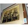 Image 1 : Framed sailing ship print