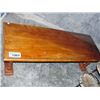 Image 1 : Maple with glass top coffee table