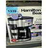 Image 1 : Hamilton beach 2way coffee brewer