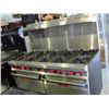Image 1 : Vulcan 10 burner commercial gas stove with double