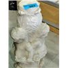 Image 1 : Solid white marble fountain base statue