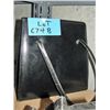 Image 1 : Ladies black leather hand bag