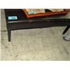 Image 1 : Brown leather coffee table/ foot stool