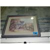 Image 1 : Framed print - country cottage