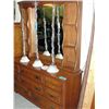 Image 1 : Solid maple 8 drawer dresser wtih lighted mirrored