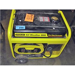Stanley all weather 8000 wet duty generator