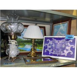 Shelf lot of decorative household paintings, print