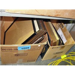 2 boxes of picture frames