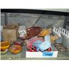 Image 1 : Shelf lot of misc items; disinfectant soap,
