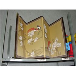 4 panel oriental screen