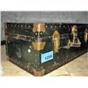 Image 1 : Black metal storage trunk