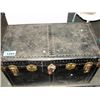Image 1 : Black steamer trunk