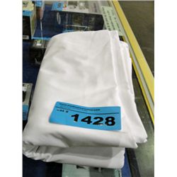 New white twin size top sheet