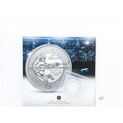 Royal Canadian Mint 2013 .999 Hockey Player Coin