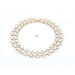 Gold plated necklace