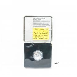 1999 silver canadian open championship coin
