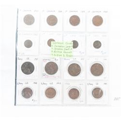 Collection of 16 assorted canadian and british