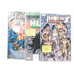 Collection of 3 marvel graphic novels
